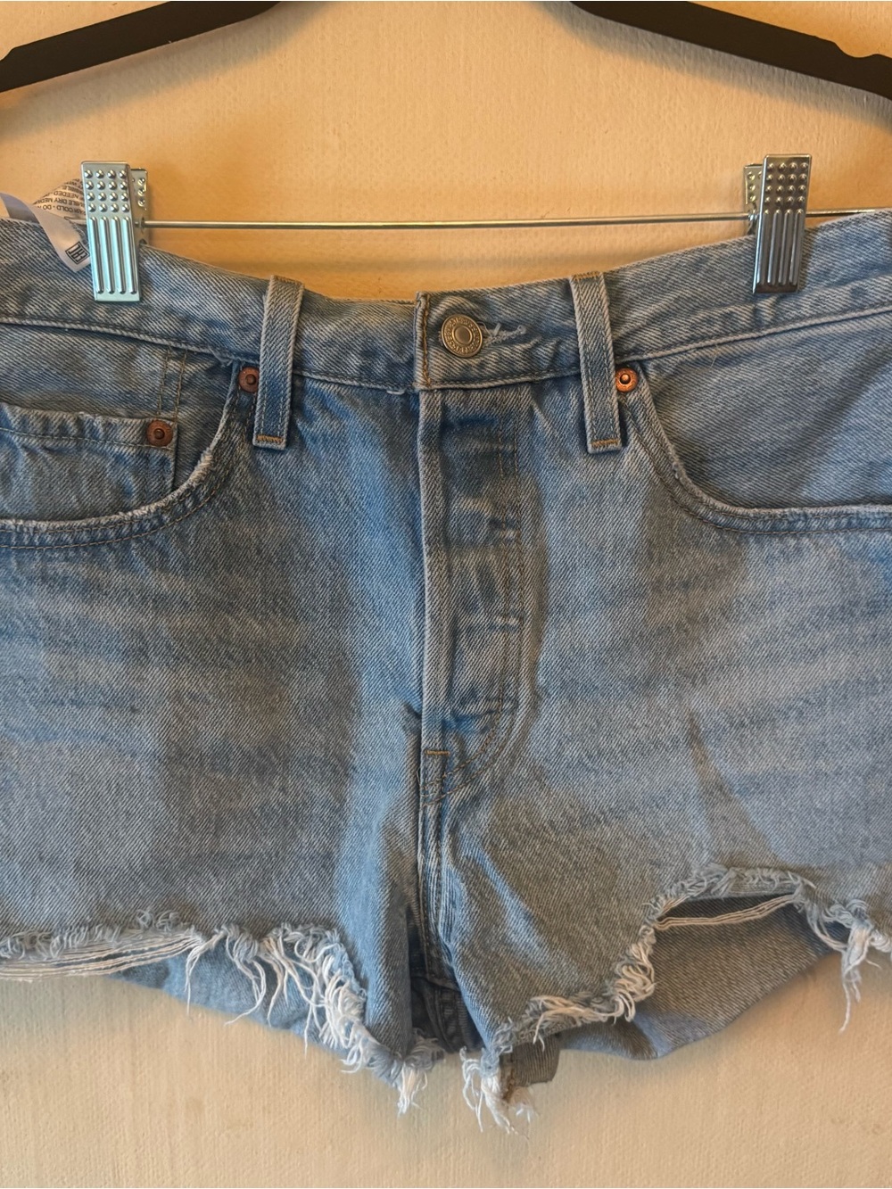 Levi’s 501 Denim Cutoff Shorts - Light Blue